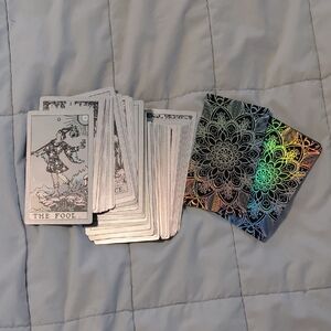 Tarot Rider Waite Silver Foil Edition Deck